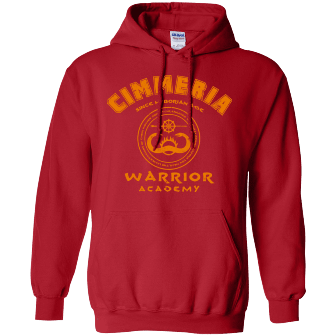 Sweatshirts Red / Small Cimmeria Warrior Academy Pullover Hoodie