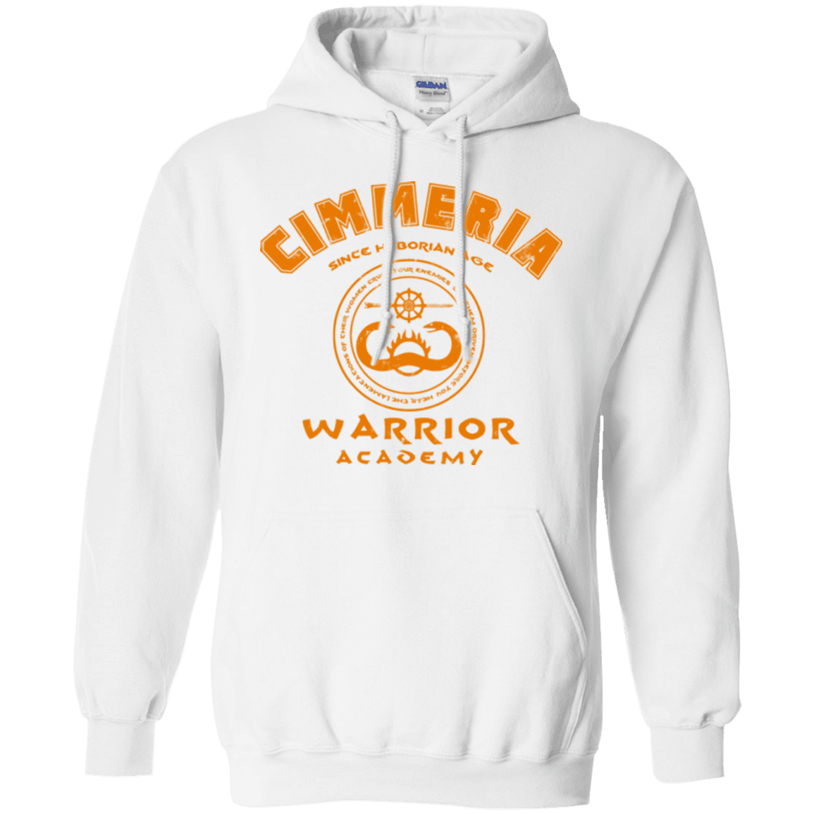 Sweatshirts White / Small Cimmeria Warrior Academy Pullover Hoodie