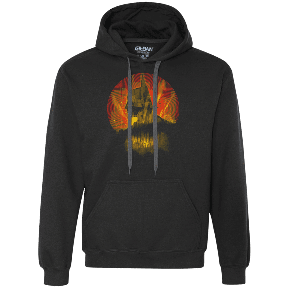 City Knight Doc Orange Premium Fleece Hoodie
