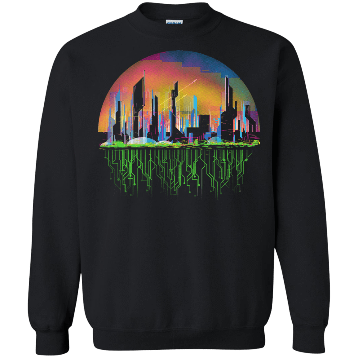 Sweatshirts Black / S City of Tomorrow Crewneck Sweatshirt