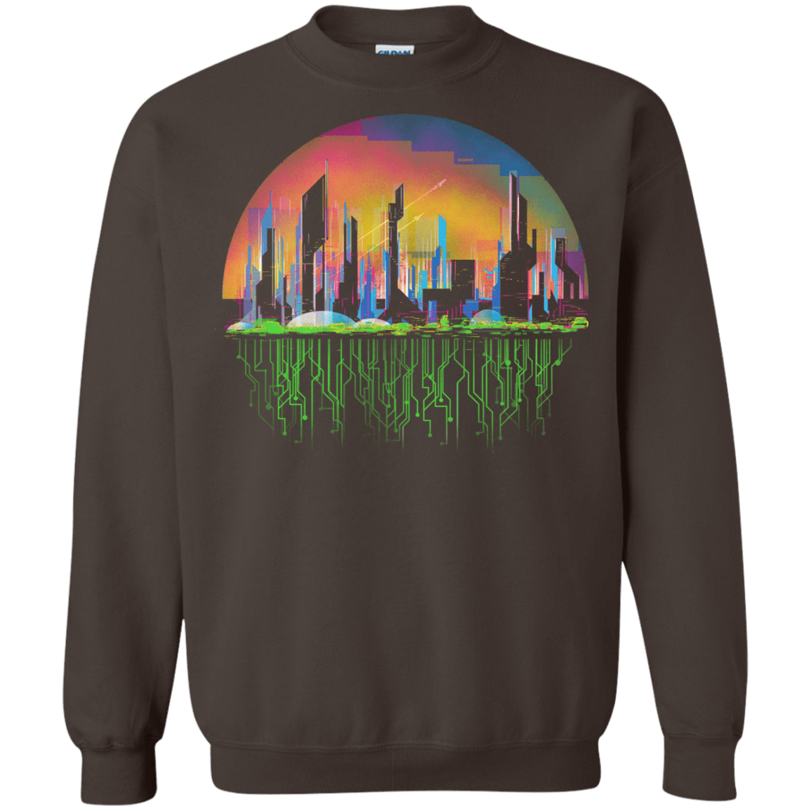 Sweatshirts Dark Chocolate / S City of Tomorrow Crewneck Sweatshirt