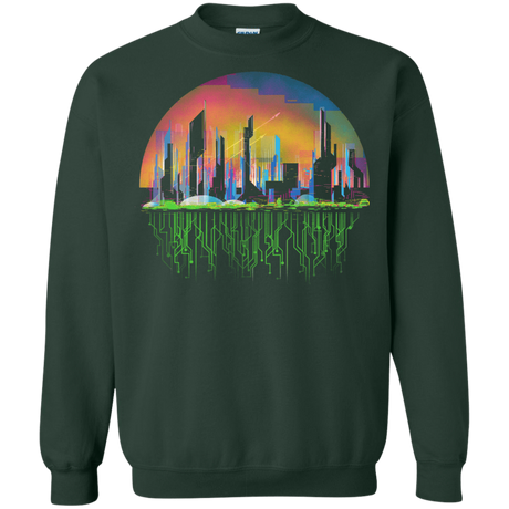 Sweatshirts Forest Green / S City of Tomorrow Crewneck Sweatshirt