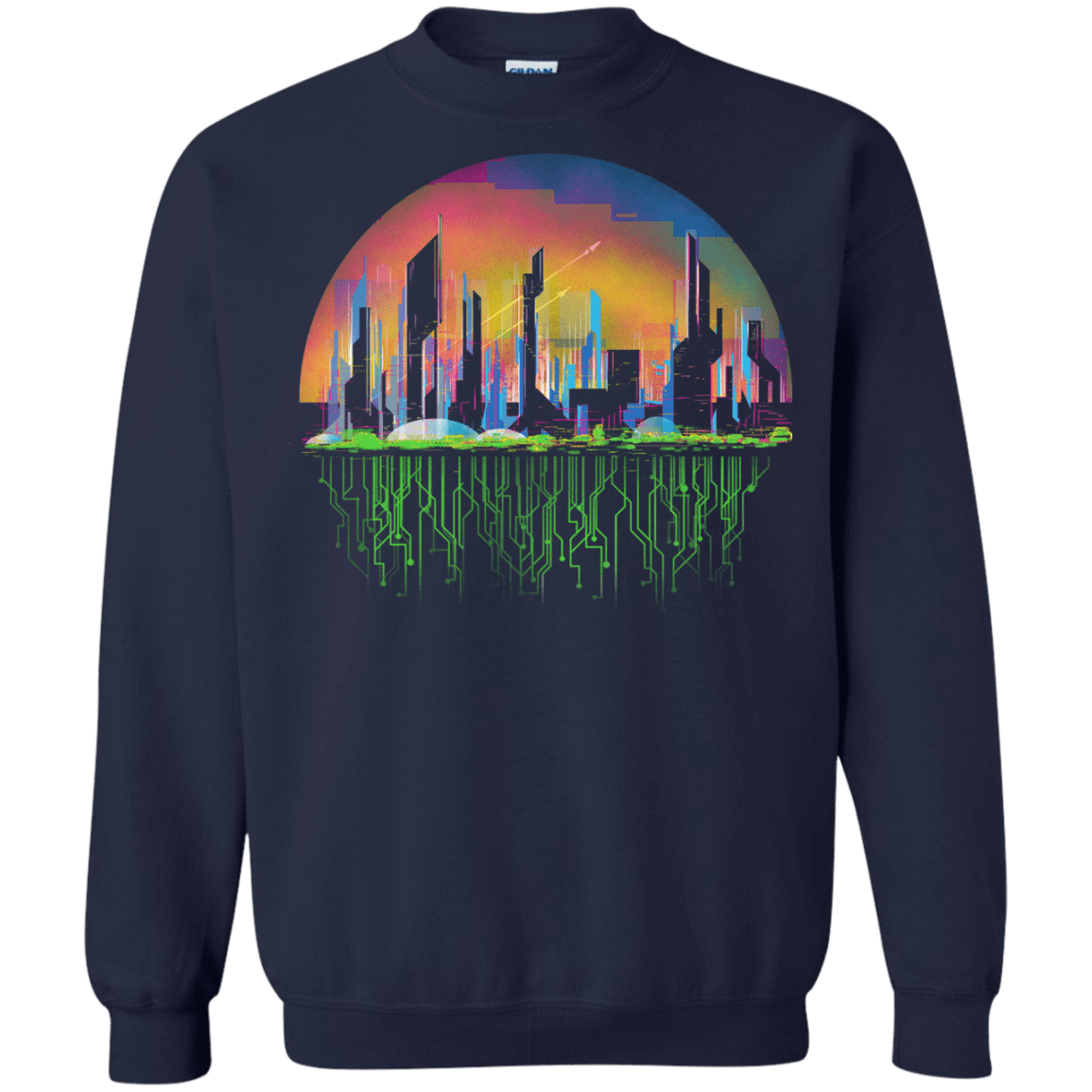 Sweatshirts Navy / S City of Tomorrow Crewneck Sweatshirt