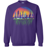 Sweatshirts Purple / S City of Tomorrow Crewneck Sweatshirt