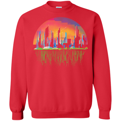 Sweatshirts Red / S City of Tomorrow Crewneck Sweatshirt