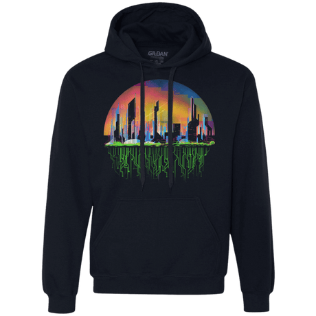 Sweatshirts Navy / S City of Tomorrow Premium Fleece Hoodie