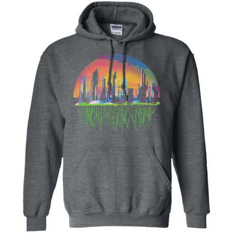 Sweatshirts Dark Heather / S City of Tomorrow Pullover Hoodie