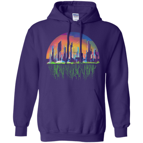 Sweatshirts Purple / S City of Tomorrow Pullover Hoodie