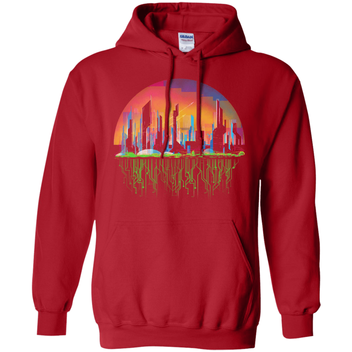 Sweatshirts Red / S City of Tomorrow Pullover Hoodie