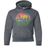 Sweatshirts Dark Heather / YS City of Tomorrow Youth Hoodie