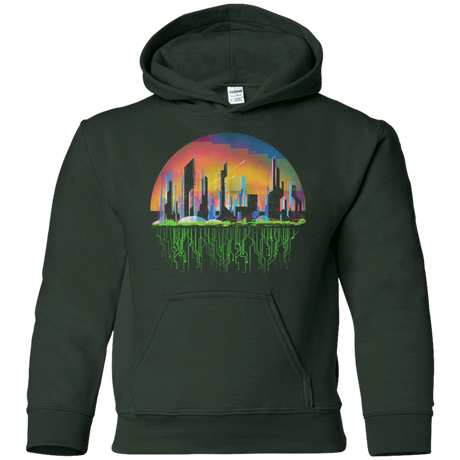 Sweatshirts Forest Green / YS City of Tomorrow Youth Hoodie