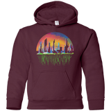 Sweatshirts Maroon / YS City of Tomorrow Youth Hoodie