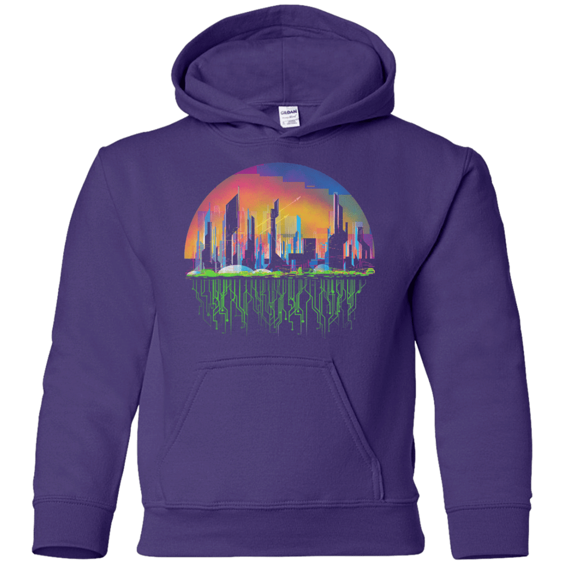 Sweatshirts Purple / YS City of Tomorrow Youth Hoodie
