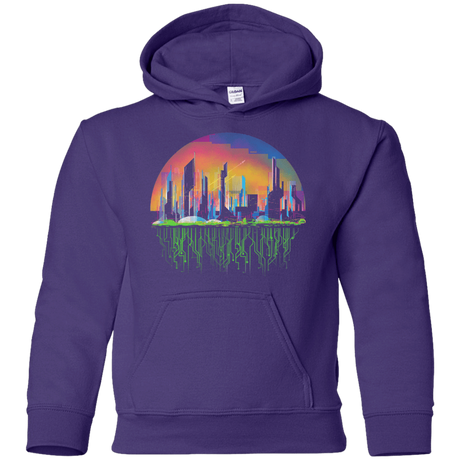 Sweatshirts Purple / YS City of Tomorrow Youth Hoodie