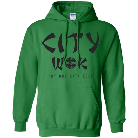 Sweatshirts Irish Green / S City Wok Pullover Hoodie