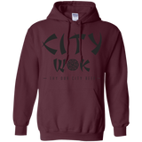 Sweatshirts Maroon / S City Wok Pullover Hoodie