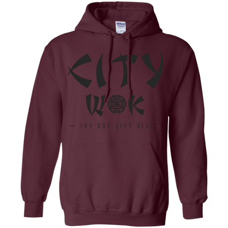 Sweatshirts Maroon / S City Wok Pullover Hoodie