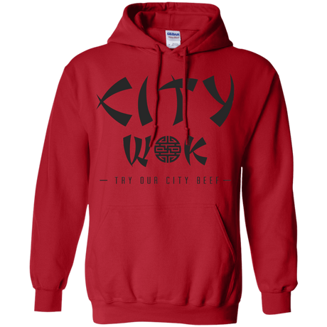 Sweatshirts Red / S City Wok Pullover Hoodie
