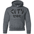 Sweatshirts Dark Heather / YS City Wok Youth Hoodie