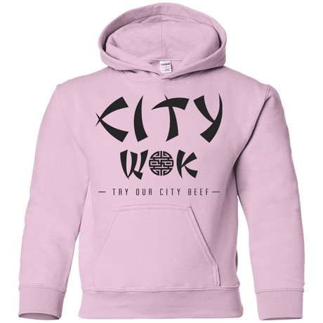 Sweatshirts Light Pink / YS City Wok Youth Hoodie