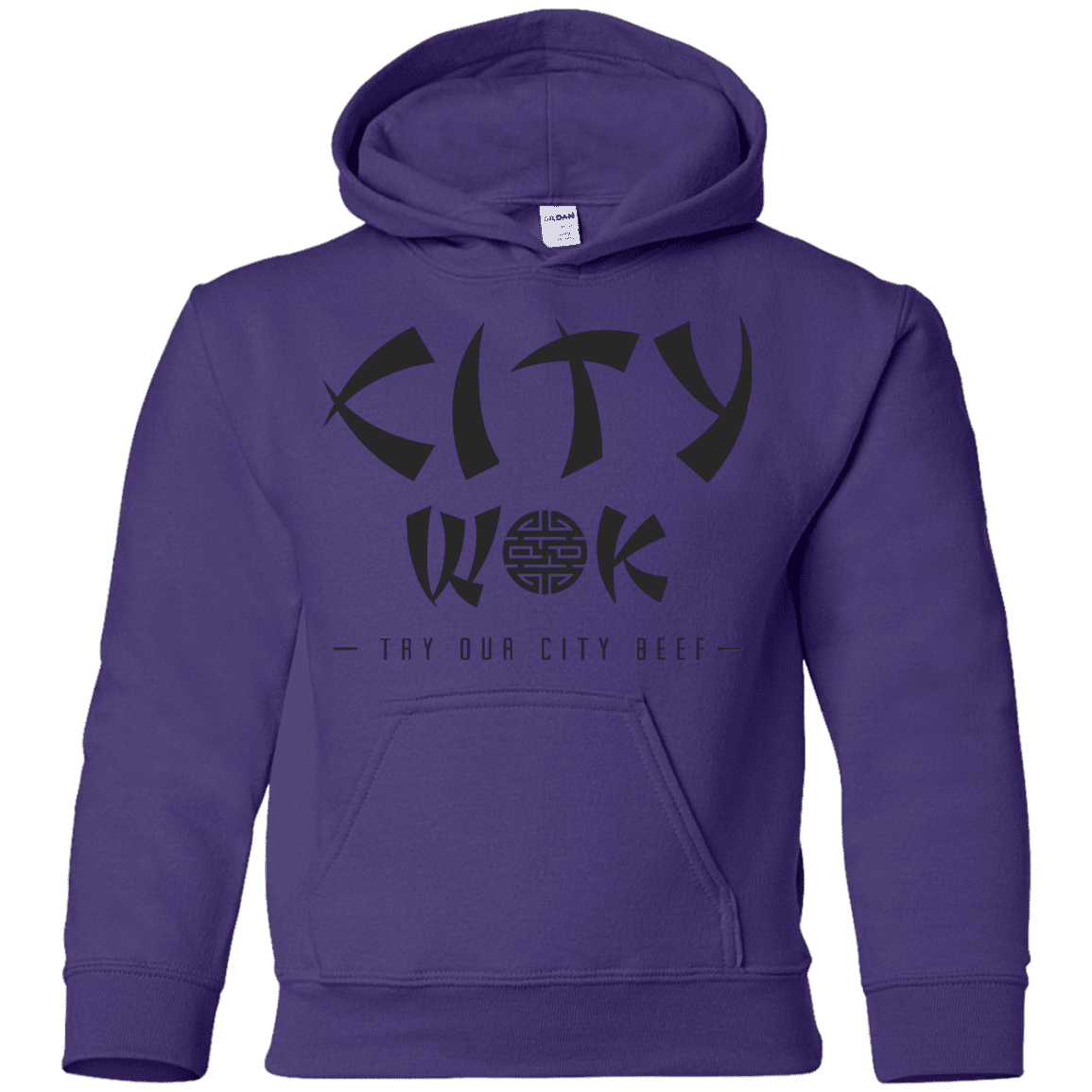 Sweatshirts Purple / YS City Wok Youth Hoodie