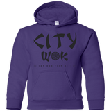 Sweatshirts Purple / YS City Wok Youth Hoodie