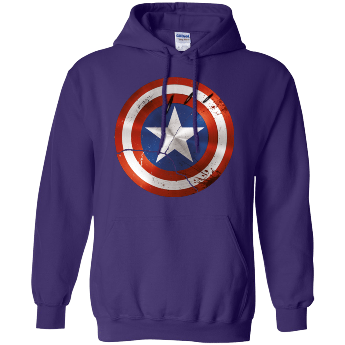 Sweatshirts Purple / S Civil War Pullover Hoodie