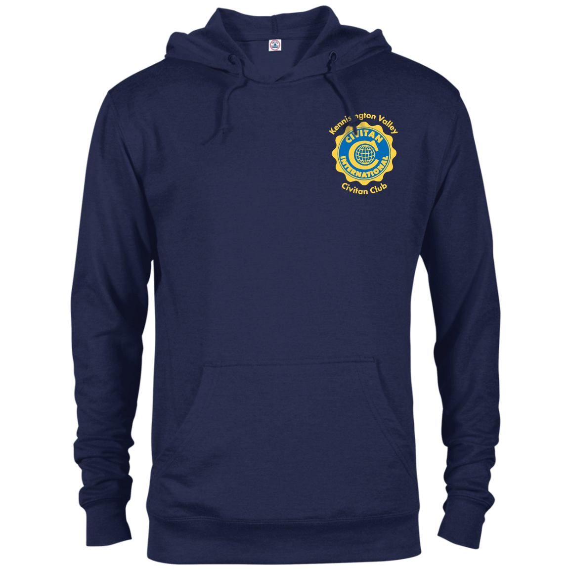 Sweatshirts Navy / X-Small Civitan Front-Rear Printed French Terry Hoodie