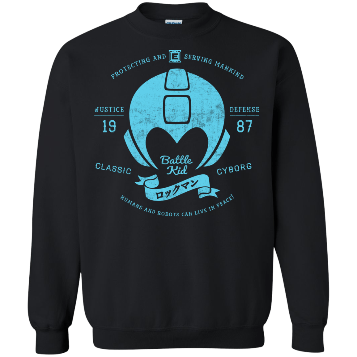 Sweatshirts Black / S Classic Cyborg 600 Crewneck Sweatshirt