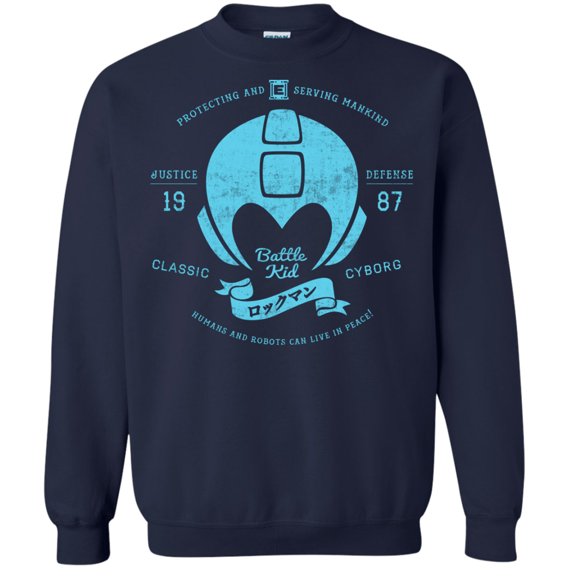 Sweatshirts Navy / S Classic Cyborg 600 Crewneck Sweatshirt
