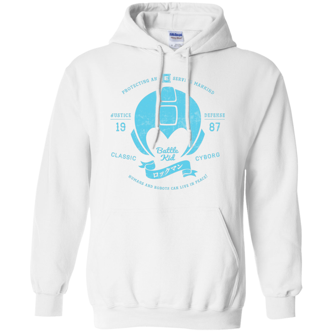 Sweatshirts White / S Classic Cyborg 600 Pullover Hoodie