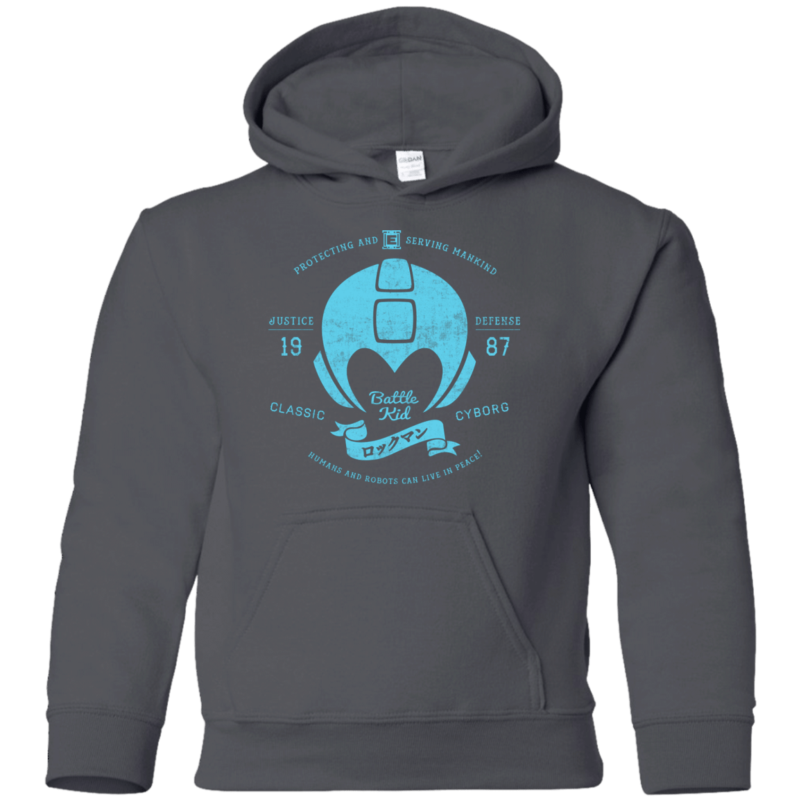Sweatshirts Charcoal / YS Classic Cyborg 600 Youth Hoodie