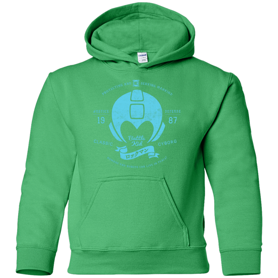 Sweatshirts Irish Green / YS Classic Cyborg 600 Youth Hoodie