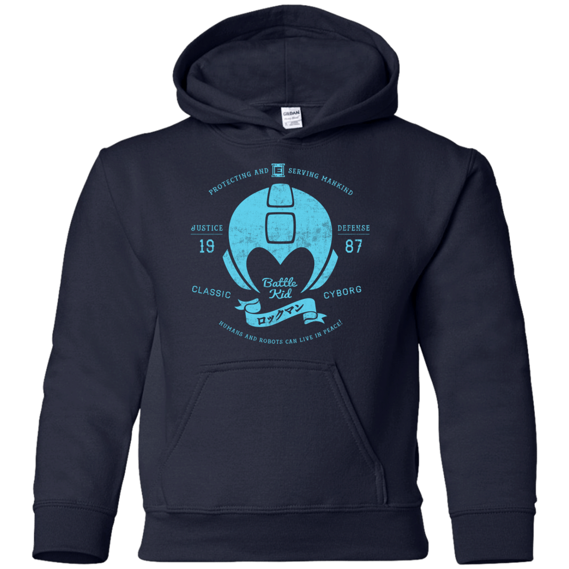 Sweatshirts Navy / YS Classic Cyborg 600 Youth Hoodie