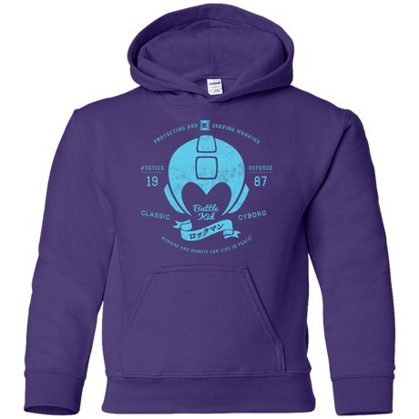 Sweatshirts Purple / YS Classic Cyborg 600 Youth Hoodie