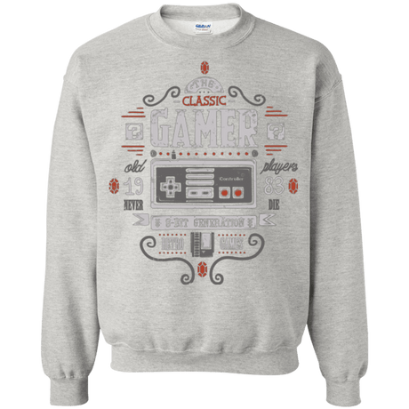 Sweatshirts Ash / Small Classic Gamer Crewneck Sweatshirt