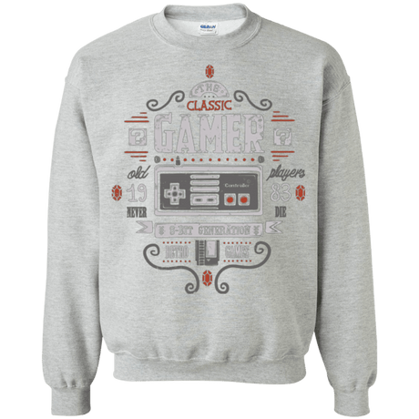 Sweatshirts Sport Grey / Small Classic Gamer Crewneck Sweatshirt