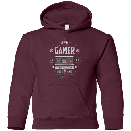 Sweatshirts Maroon / YS Classic Gamer Youth Hoodie