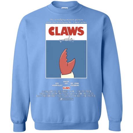 Sweatshirts Carolina Blue / Small Claws Movie Poster Crewneck Sweatshirt