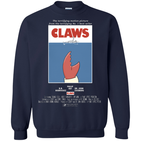 Sweatshirts Navy / Small Claws Movie Poster Crewneck Sweatshirt