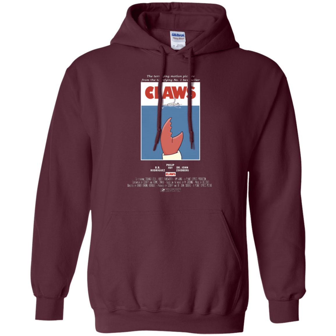Sweatshirts Maroon / Small Claws Movie Poster Pullover Hoodie