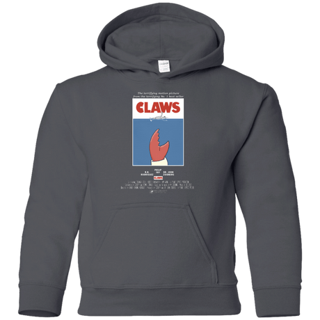 Sweatshirts Charcoal / YS Claws Movie Poster Youth Hoodie