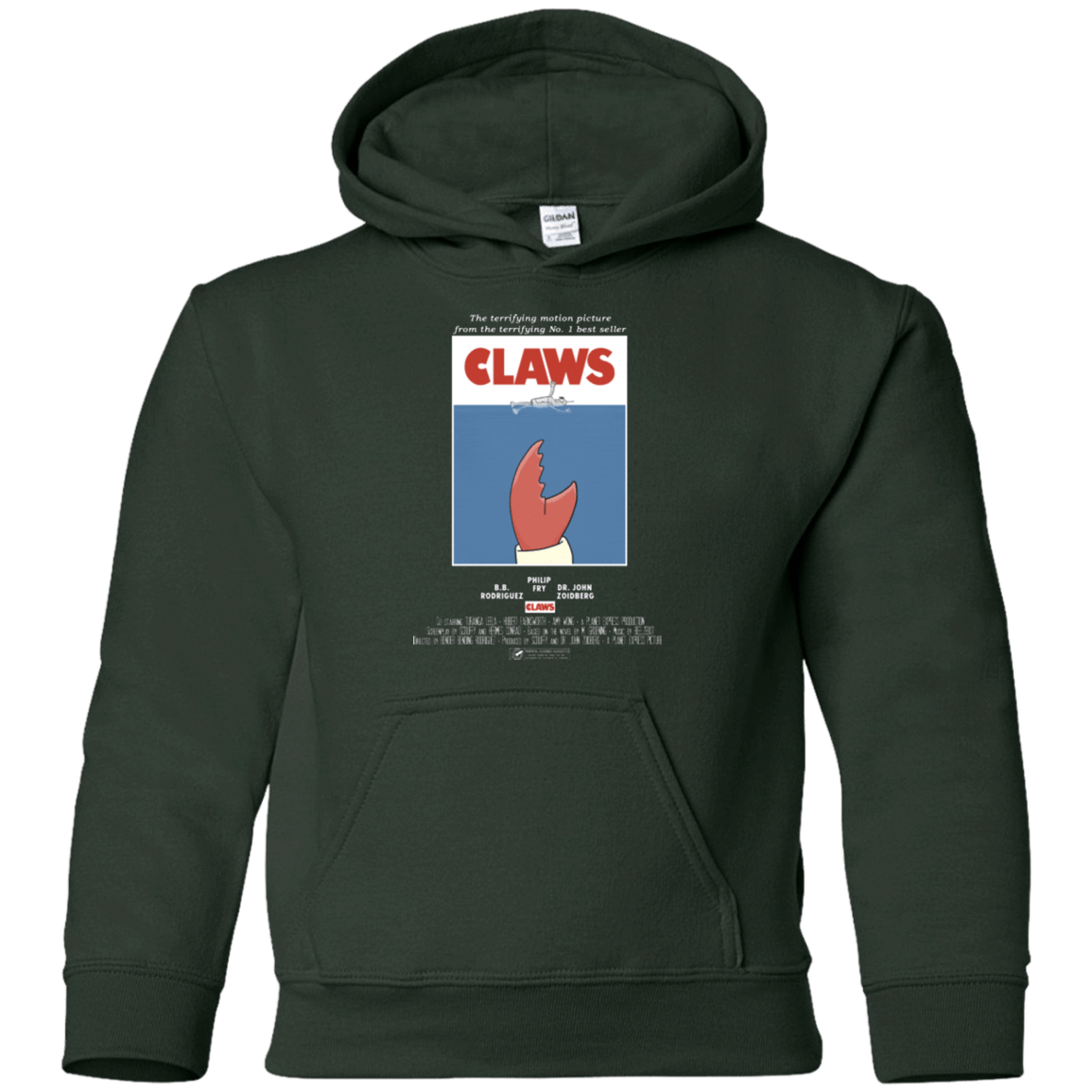 Sweatshirts Forest Green / YS Claws Movie Poster Youth Hoodie
