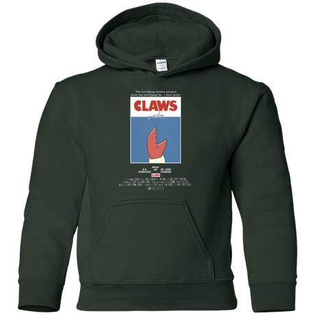 Sweatshirts Forest Green / YS Claws Movie Poster Youth Hoodie