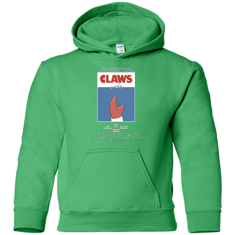 Sweatshirts Irish Green / YS Claws Movie Poster Youth Hoodie