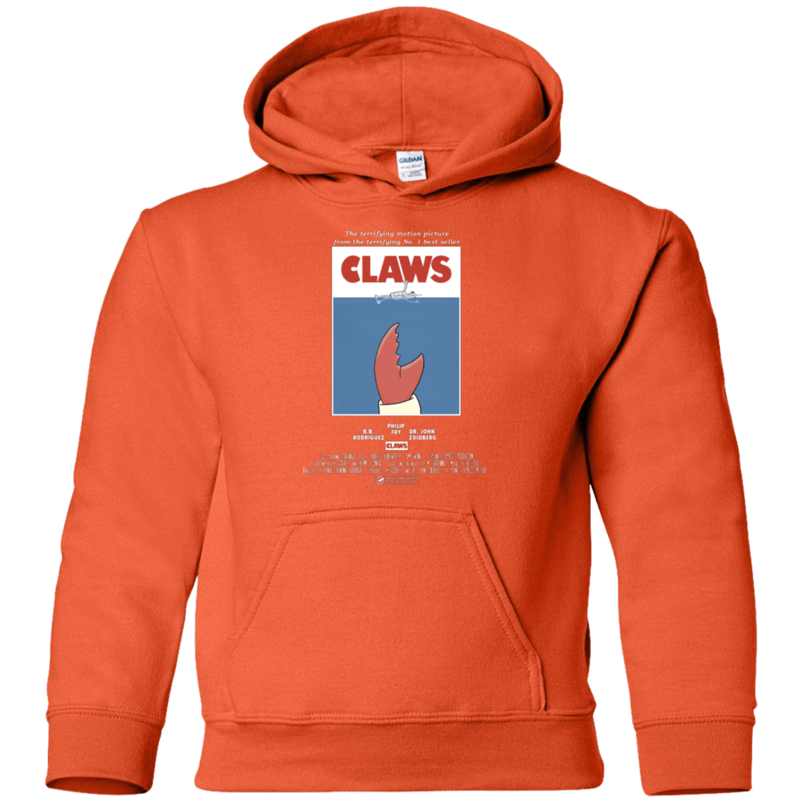 Sweatshirts Orange / YS Claws Movie Poster Youth Hoodie