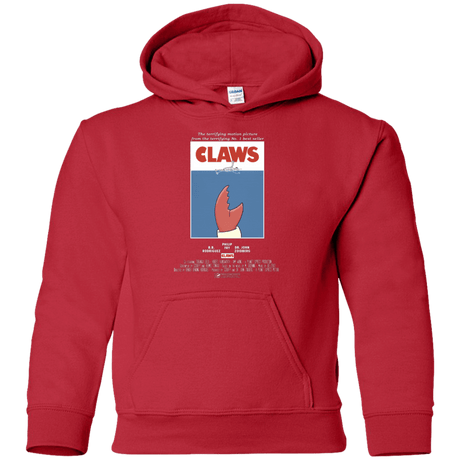 Sweatshirts Red / YS Claws Movie Poster Youth Hoodie