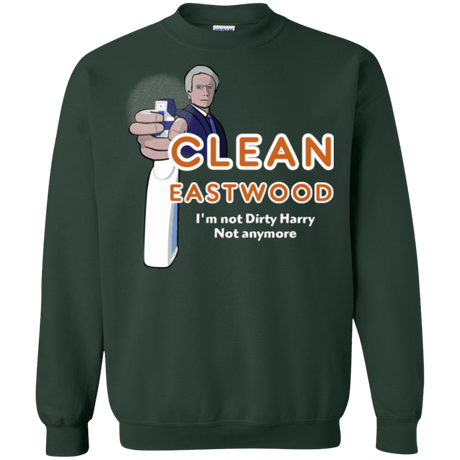 Sweatshirts Forest Green / Small Clean Eastwood Crewneck Sweatshirt