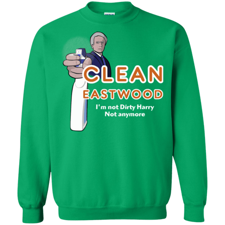 Sweatshirts Irish Green / Small Clean Eastwood Crewneck Sweatshirt
