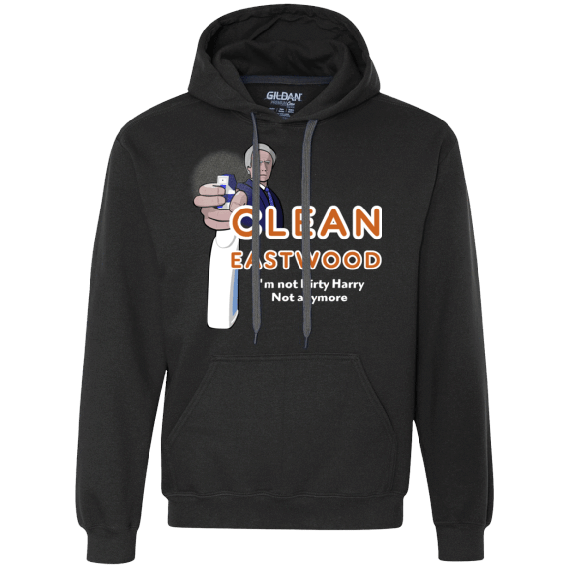 Sweatshirts Black / Small Clean Eastwood Premium Fleece Hoodie